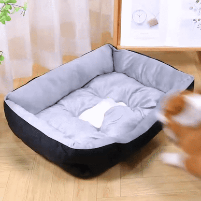 panier pour chien en peluche douce 