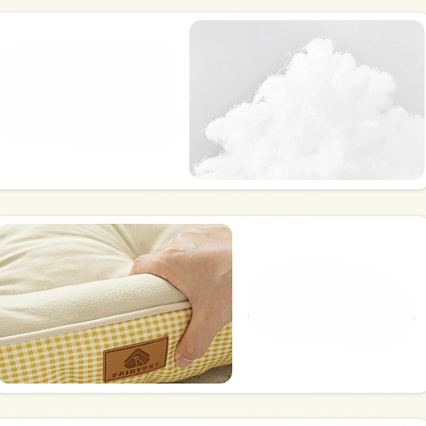 panier pour chien élégant rebord surélevé