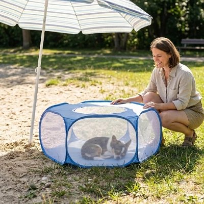 Parc pour Chien en coton 