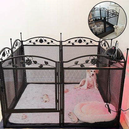 parc_pour_chien avec porte de sécurité 