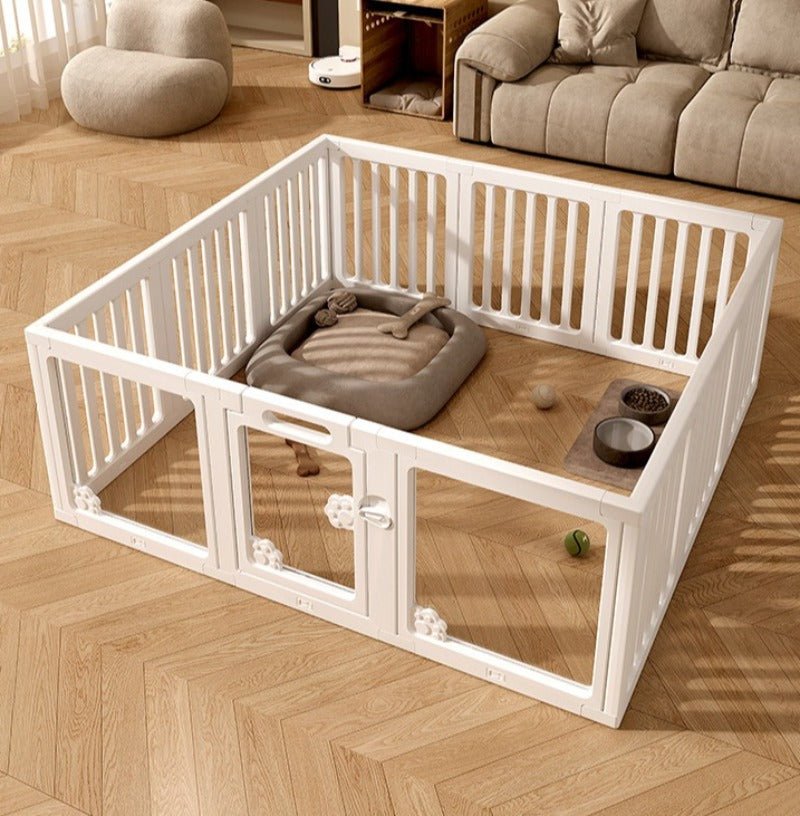 parc pour chien avec venteuse 