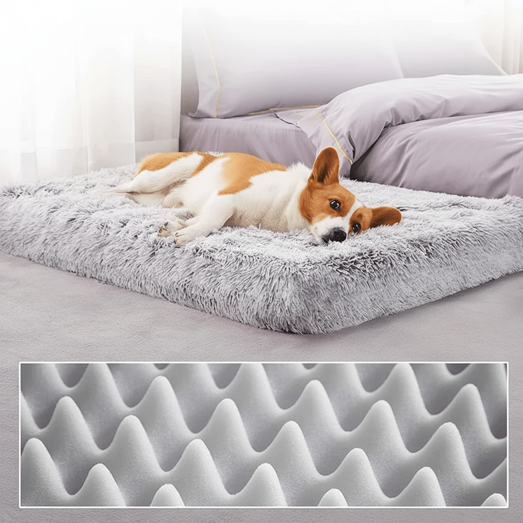 éponge de matelas pour chien déhoussable