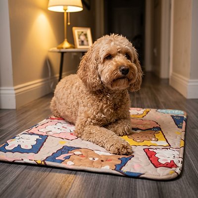Tapis rafraichissant Chien surface lavable 