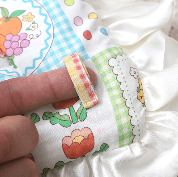 tapis chien en coton avec petit poigner