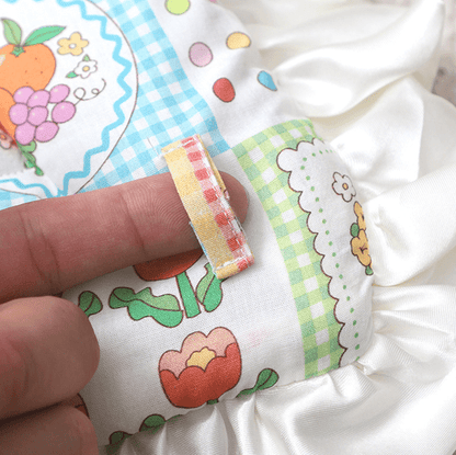 tapis chien en coton avec petit poigner