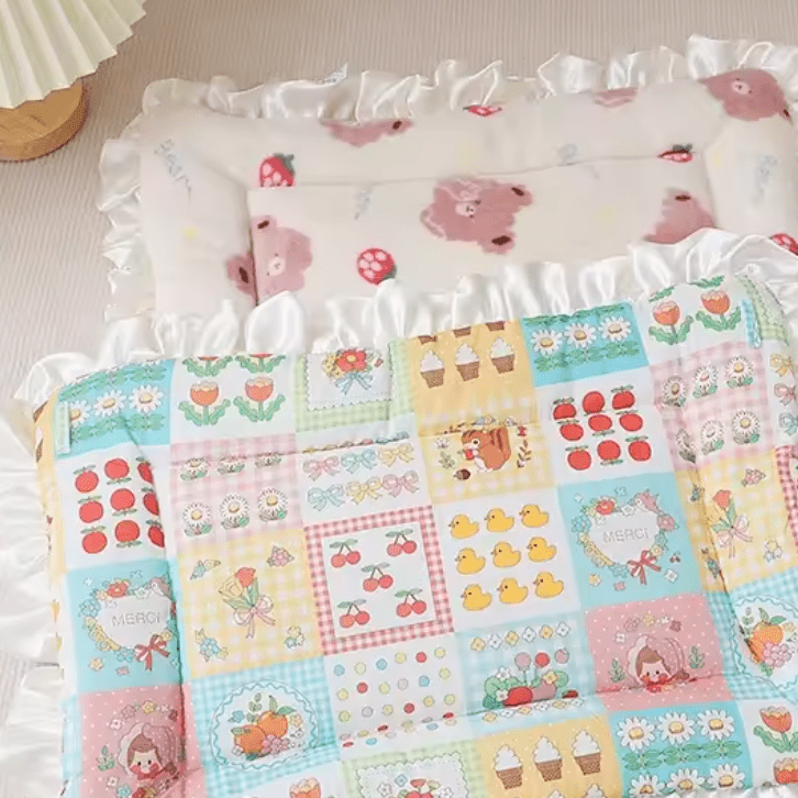 tapis chien en flanelle chaud