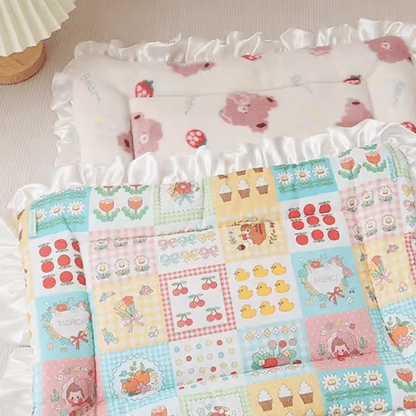 tapis chien en flanelle chaud