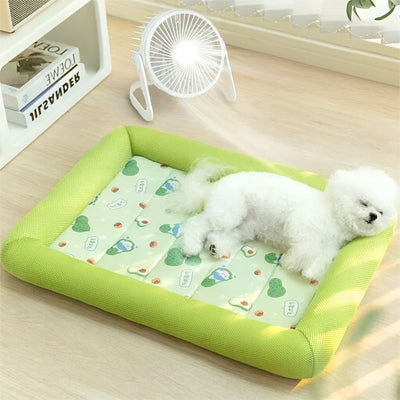 tapis pour chien rafraichissant vert