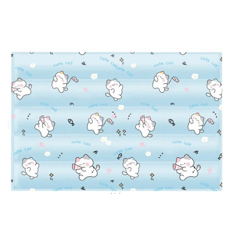tapis rafraichissant chien couleur bleu ciel