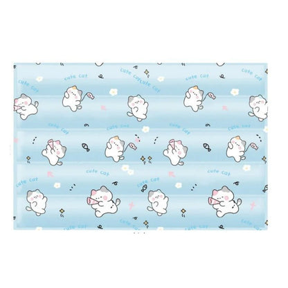tapis rafraichissant chien couleur bleu ciel