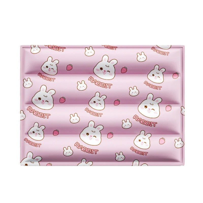 tapis rafraichissant chien couleur violet en gel
