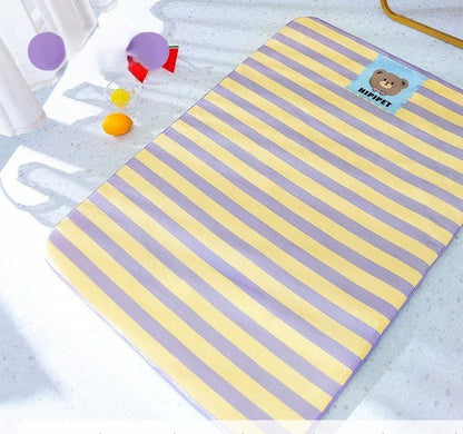 tapis rafraichissant chien ete couleur violet