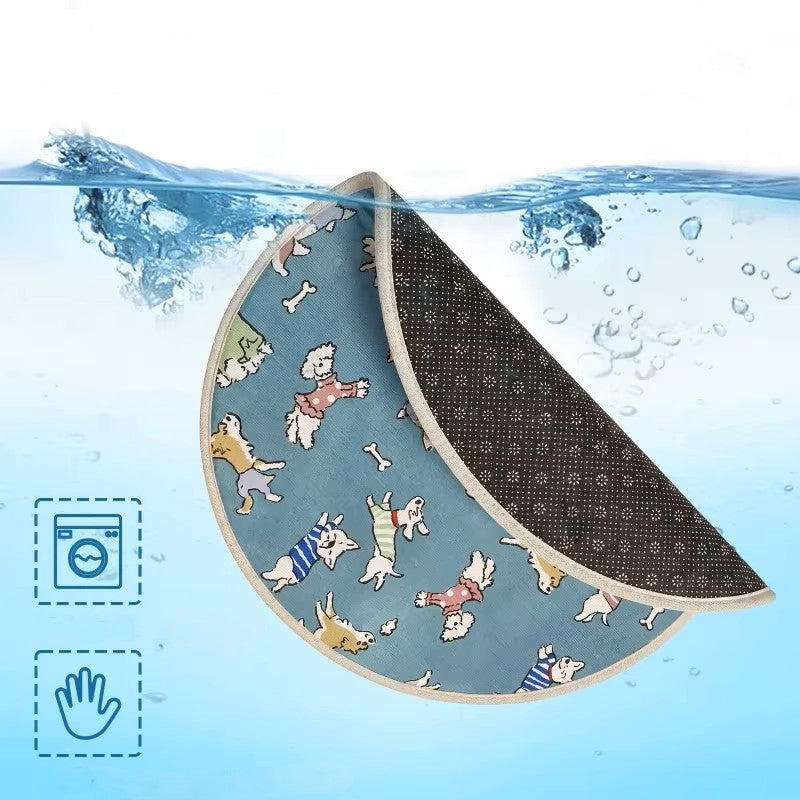 tapis rafraichissant chien grand taille lavable