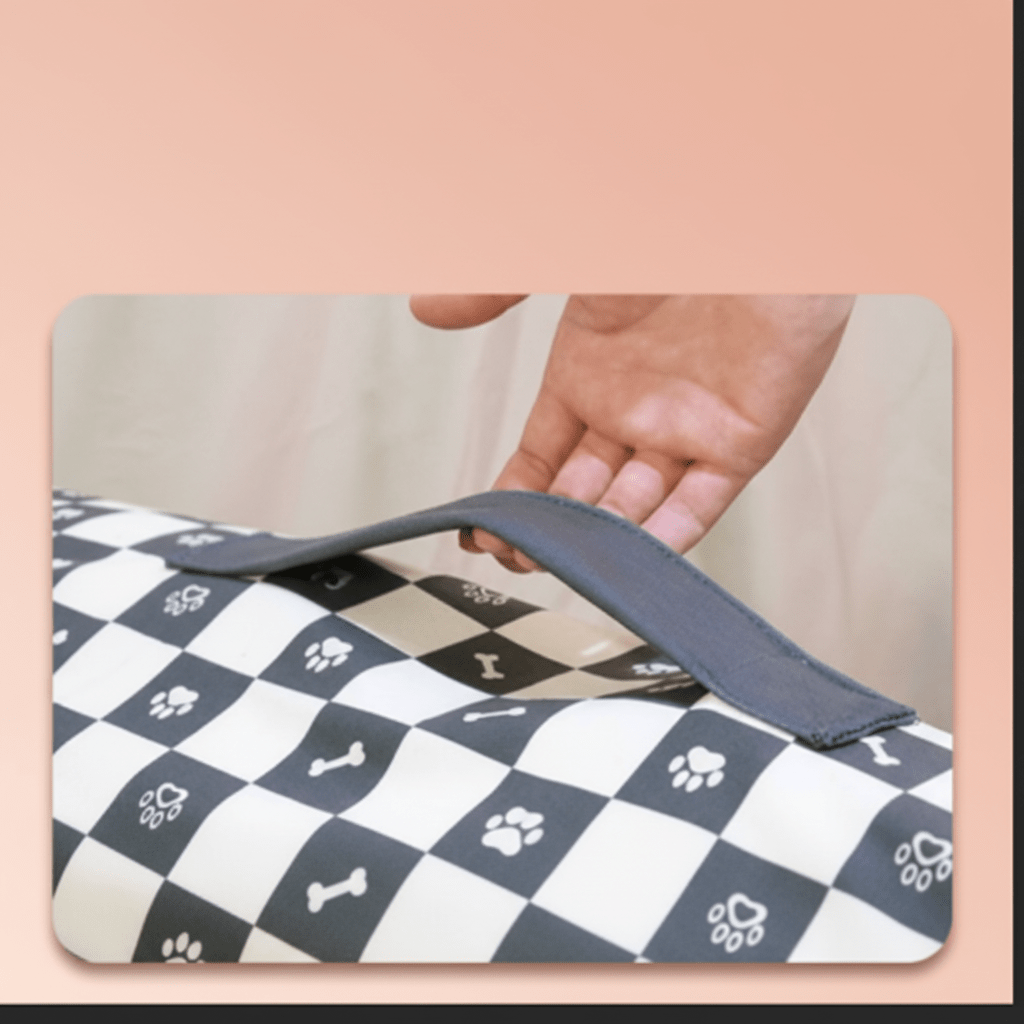 toiture pour niche chien avec poigner