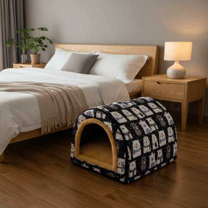 toiture pour niche chien dans la chambre