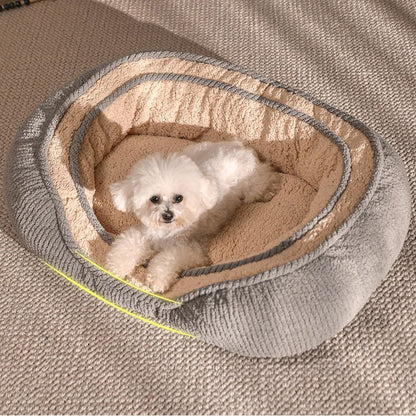 tourtou installer dans chien orthopédique chaud