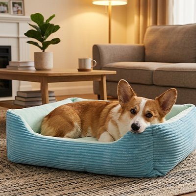toutou adouci dans Panier orthopédique pour Chien