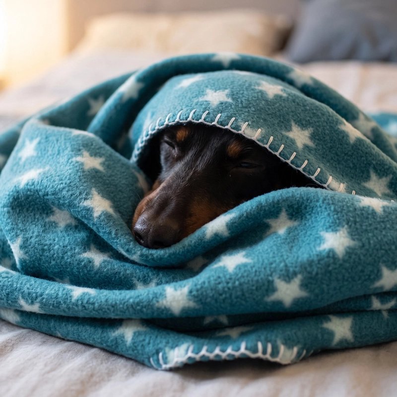 toutou dans Couverture chien imprimer chaud