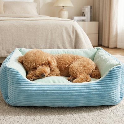 toutou détendue dans Panier orthopédique pour Chien