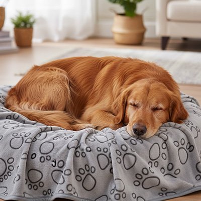 toutou sur Couverture pour  chien lavable en machine