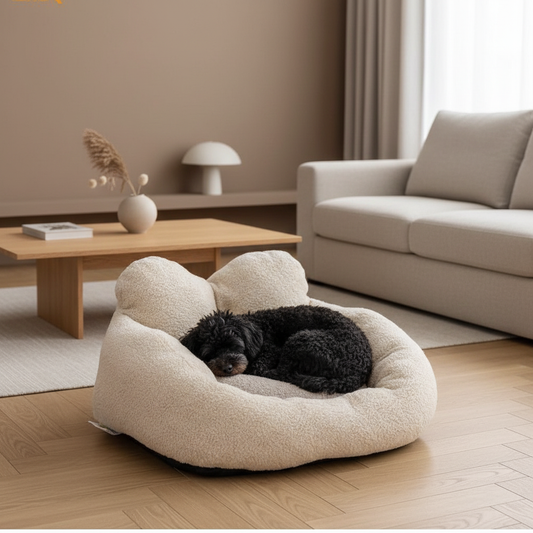 Panier chien - confort suprême peluche ultra-douce