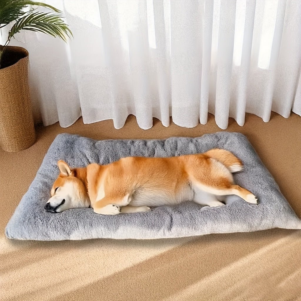 toutou allonger dans matelas pour chien xxl lavable