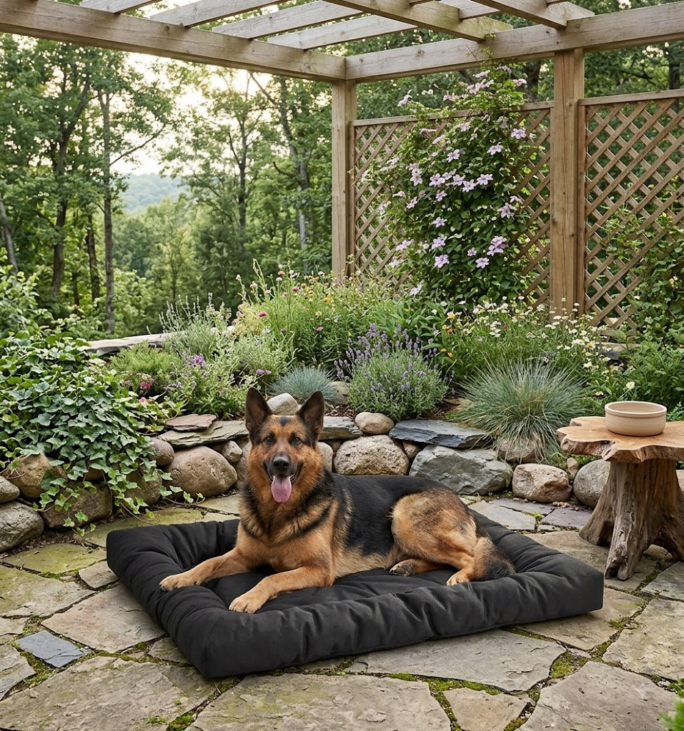 toutou allonger sur coussin indestructibles pour chien imperméable
