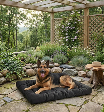 toutou allonger sur coussin indestructibles pour chien imperméable