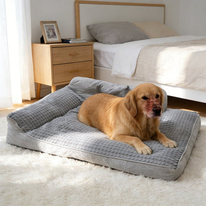toutou assis dans canape  chien assis dans la chambre