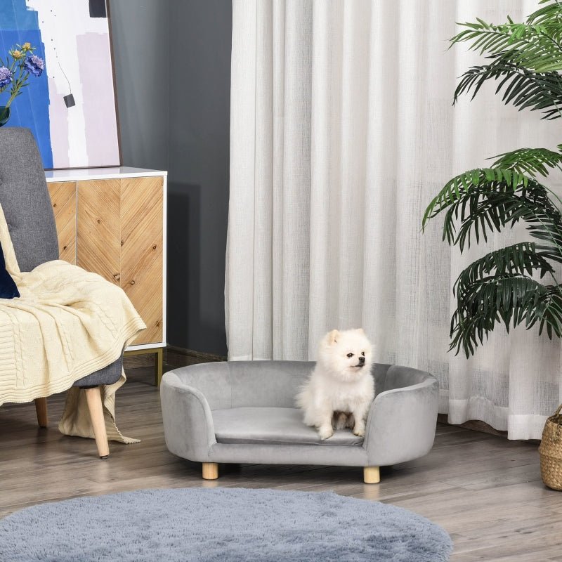 toutou dans canapé pour grand chien sécurisé