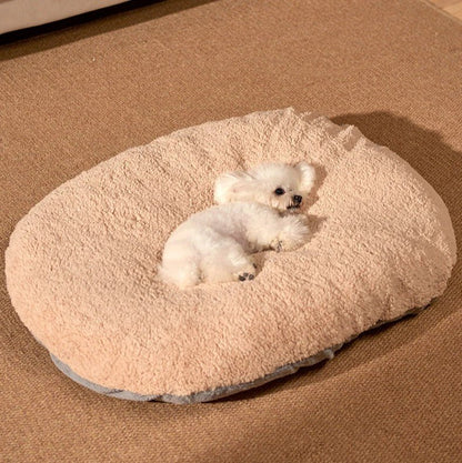 toutou dans coussin  chien orthopédique détachable en peluche