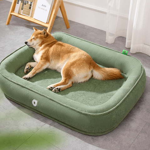 toutou dort dans canape pour grand chien imperméable doux