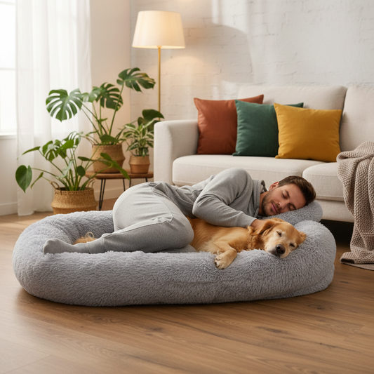 toutou et son mettre dans lit pour chien XXL doux