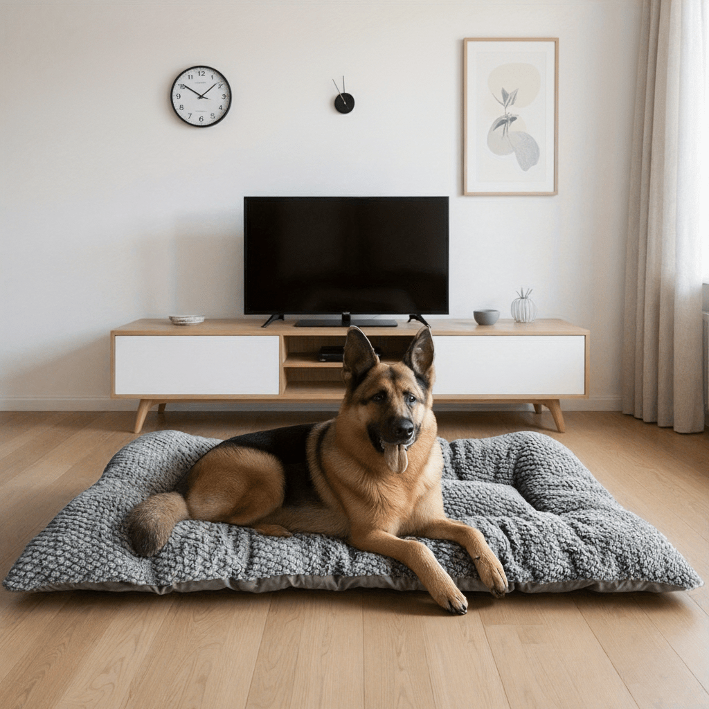 toutou sur matelas pour chien xxl multifonction