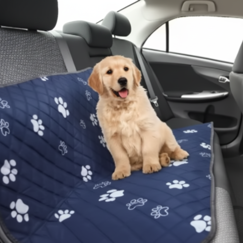 toutou sur tapis rafraichissant pour chien xxl