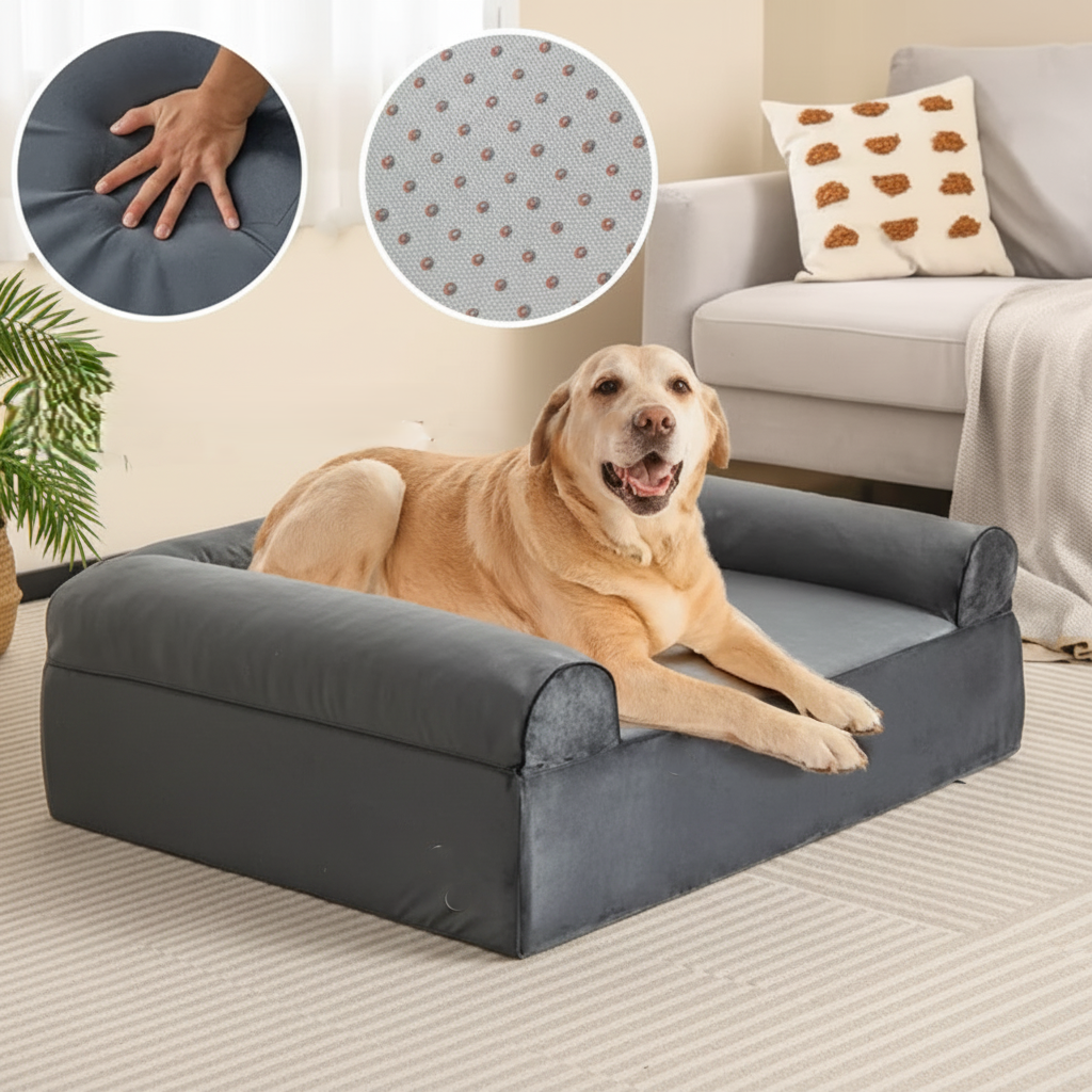 Canapé XXL Chien | Orthopédique Mémoire de Forme