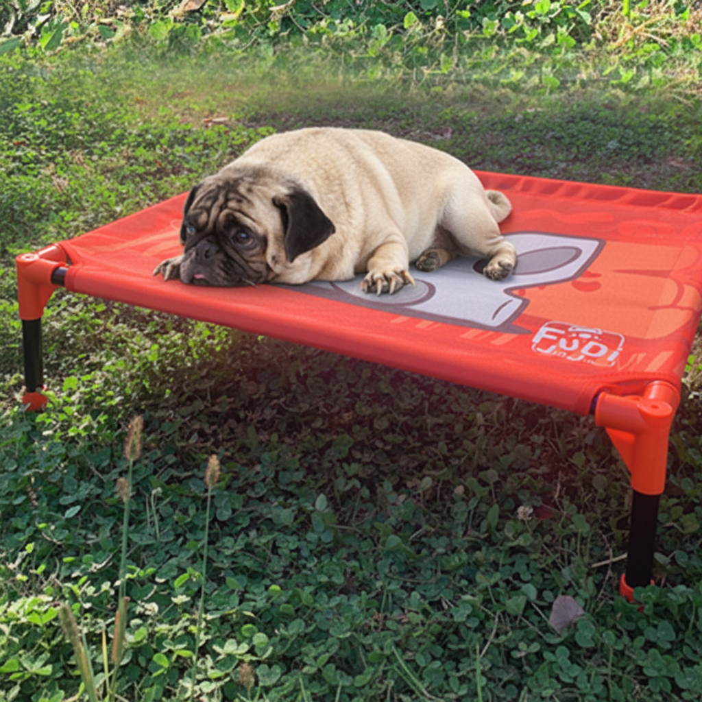 LIT DE CAMP CHIEN | Surélevé Ventilé