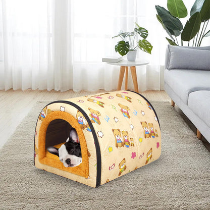 TOIT POUR NICHE CHIEN |  Chauffant & Imperméable